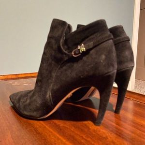 Black suede size 10 Sam Edelman booties